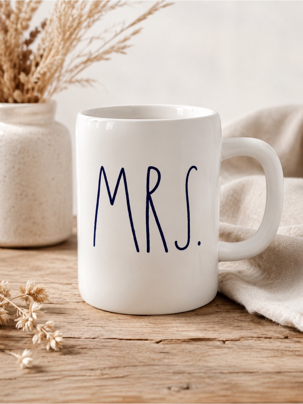 Rae‎ Dunn “Mrs. Ceramic “ Coffee Cup Mug LL Farmhouse